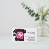 ホットライン – クリムゾン 名刺 (スタンド正面)