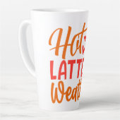 ホットラテの気候 カフェラテマグ (左アングル)