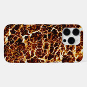 ホットラバフェイクテクスチャ iPhoneケース (裏面横)