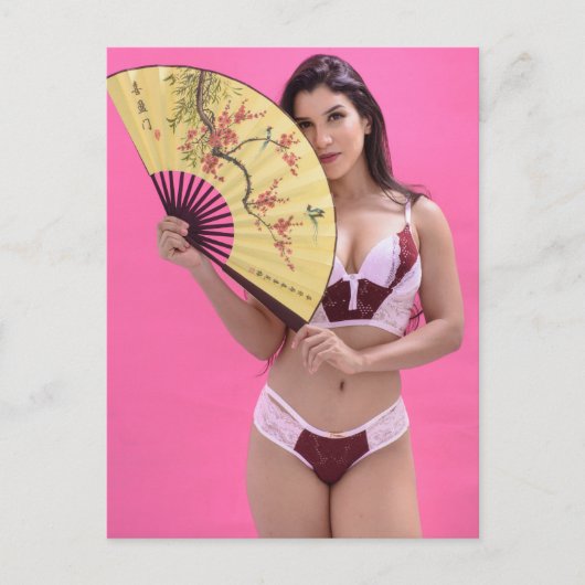 ホットランジェリーモデル ポストカード (正面)