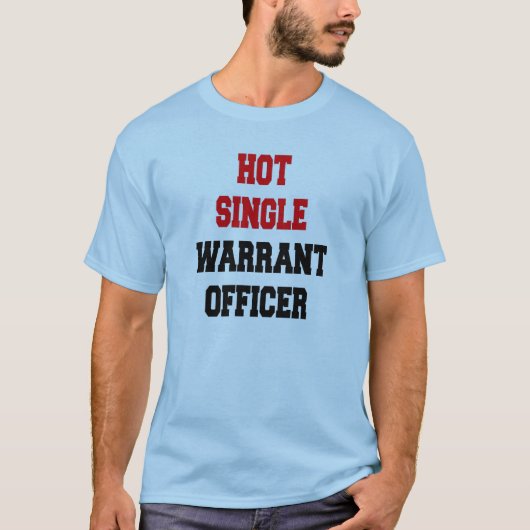 ホットラ独身のイトオフィサー Tシャツ (正面)