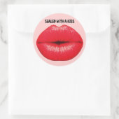 ホットリップシール付きキス ラウンドシール (バッグ)