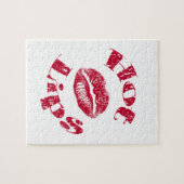 ホットリップ赤い唇 ジグソーパズル (横)