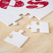 ホットリップ赤い唇 ジグソーパズル (側面)