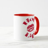 ホットリップ赤い唇 マグカップ (正面右)