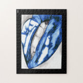 ホットリップ（青） ジグソーパズル (縦)