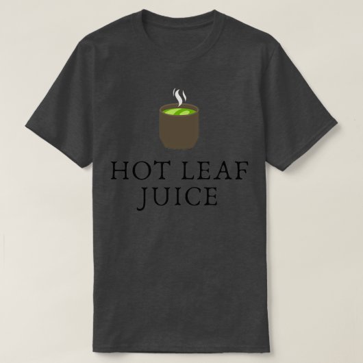 ホットリーフジュース Tシャツ (デザイン正面)