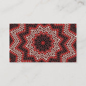 ホットリーフ万華鏡のように千変万化するパターン 名刺 (裏面)