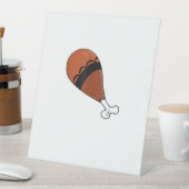 ホットレッグデー感謝脚デーおもしろいターキーギフト 台座サイン (インサイチュ)