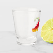 ホットレッドチリショットグラス ショットグラス (左)