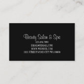 ホットレッドリップスメイクアーティストサロンカード 名刺 (裏面)