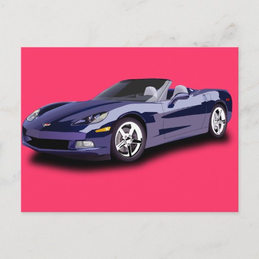 ホットレーシングカー ポストカード (正面)