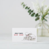 ホットロッドおよび自動車名刺のアイディア 名刺 (スタンド正面)