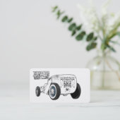 ホットロッドと自動車名刺アイディア 名刺 (スタンド正面)