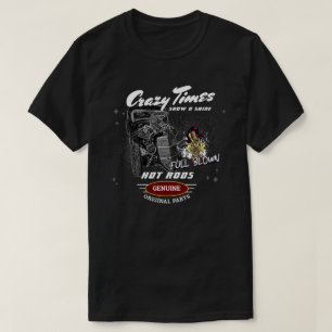 ホットロッド全車を照ら吹す Tシャツ