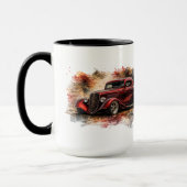 ホットロッド カスタムカー コーヒーマグ マグカップ (左)