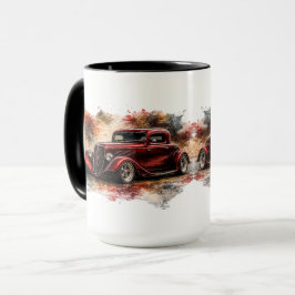 ホットロッド カスタムカー コーヒーマグ マグカップ