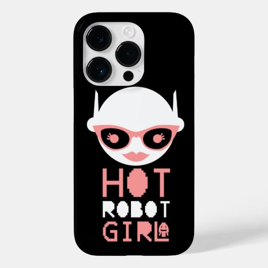 ホットロボットガール Case-Mate iPhoneケース (裏面)