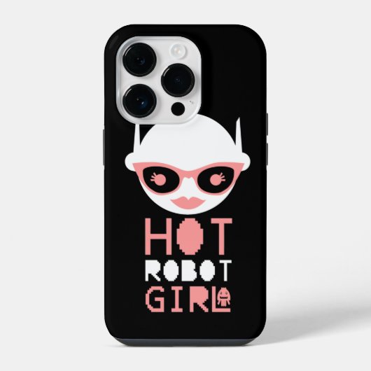 ホットロボットガール iPhoneケース (裏面)