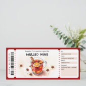 ホットワインギフト券 招待状 (スタンド正面)