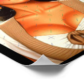 ホット先生ステッカー ポスター (角)