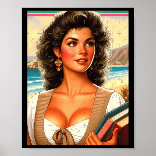 ホット先生ステッカー ポスター (正面)