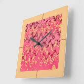 ホット夕べ スクエア壁時計 (傾斜)