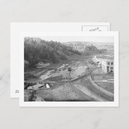 ホット春の表示， SD写真 ポストカード (正面/裏面)