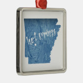 ホット春アーカンスウッドグレイン メタルオーナメント (右)