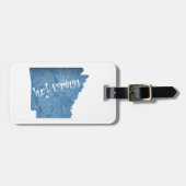 ホット春アーカンスウッドグレイン ラゲッジタグ (正面横)