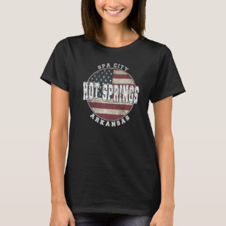 ホット春アーカンソーヴィンテージアメリカ国旗 Tシャツ