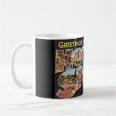 ホット春アーカンソーヴィンテージブラックマグ コーヒーマグカップ (左)