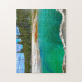 ホット春イエローストーン。 ジグソーパズル (縦)