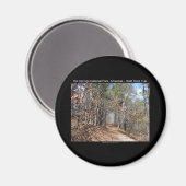 ホット春ズ国立公園、ARヤギの岩のトレイル マグネット (正面/裏面)