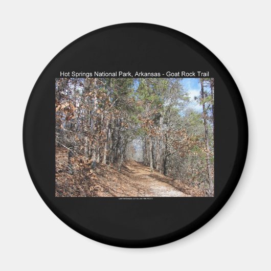 ホット春ズ国立公園、ARヤギの岩のトレイル マグネット (正面)