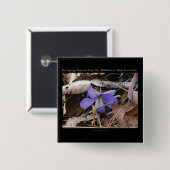 ホット春ナショナルパークARワイルドヴィオレットギフト 缶バッジ (正面&裏面)