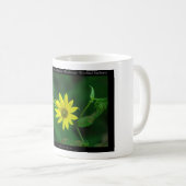 ホット春ナショナル・パーク森林ひまわりギフト コーヒーマグカップ (正面右)