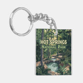 ホット春ナショナル・パーク・アーカンソーレトロ キーホルダー (正面左)