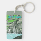 ホット春ナショナル・パーク・アーカンソーヴィンテージ キーホルダー (裏面)