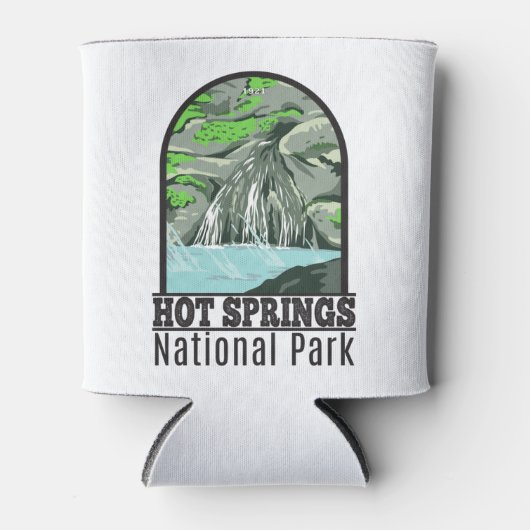 ホット春ナショナル・パーク・アーカンソーヴィンテージ 缶クーラー (正面)