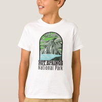 ホット春ナショナル・パーク・アーカンソーヴィンテージTシャツ