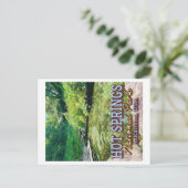 ホット春国立公園 – アーカンソー統一された州 ポストカード (スタンド正面)