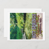 ホット春国立公園 – アーカンソー統一された州 ポストカード (正面/裏面)