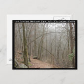 ホット春国立公園AR – 魅力的なパス ポストカード (正面/裏面)