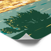 ホット春州パークワイオミングヴィンテージ ポスター (角)