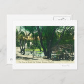 ホット春池の表示 ポストカード (正面/裏面)