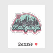 ホット春、アーカンソーのステッカー シール (シート)