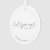 ホット春、アーカンソー州AR旅行統一された州 オーナメント (正面)