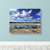 ホット春 キャンバスプリント (インサイチュ (ウッドフロア))