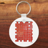 ホット春、ARレッドタイル中央Aveギフト キーホルダー (正面)